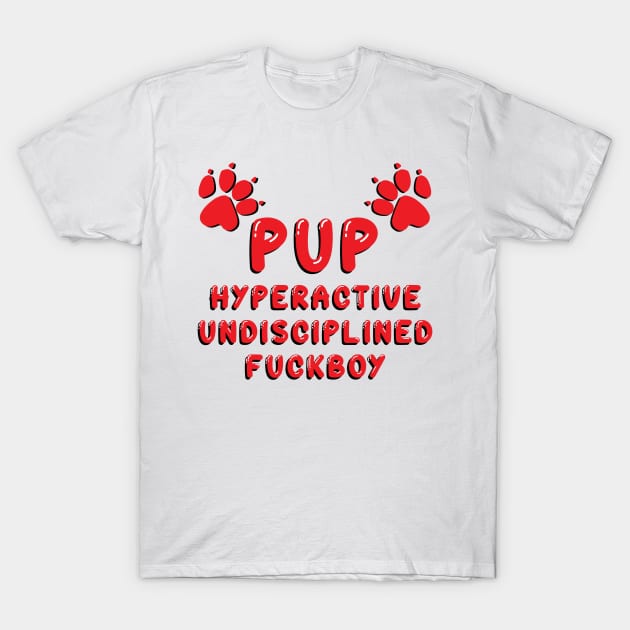 PUP - DEFINED RED T-Shirt by DiaperedFancy